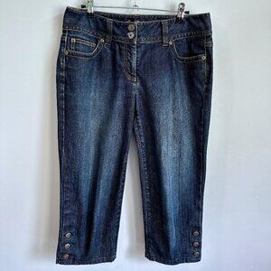 Ann Taylor Jean Capris Curvy Fit 8